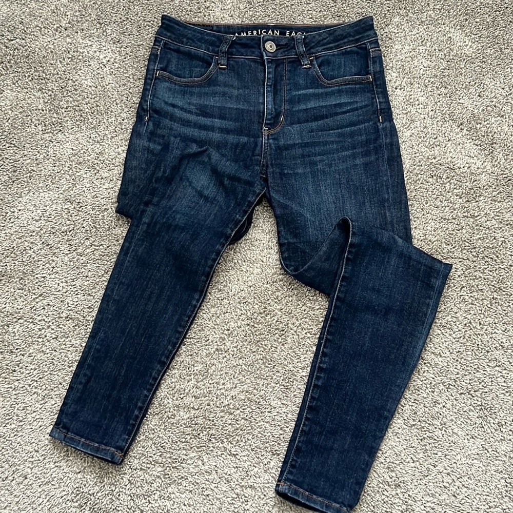 AEO Dark Wash Skinny Jeans